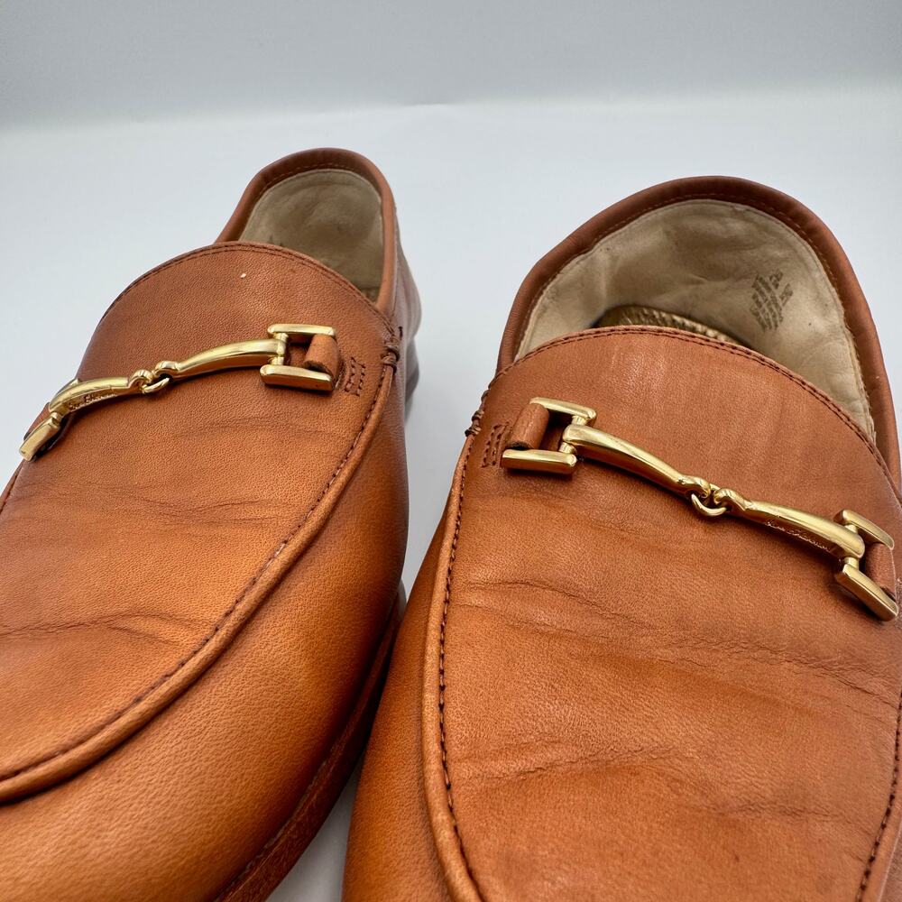 Sam Edelman Loraine Horsebit Loafer Saddle Tan Leather 4.5 EU 34.5 Old Money - Picture 13 of 16